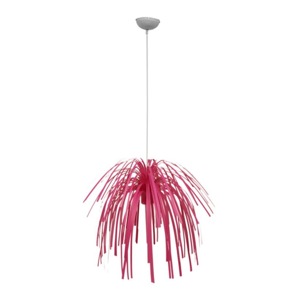Present Time Fireworks Bright Pink Pendant Lamp